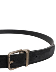 Dolce & Gabbana Black Calf Leather Classic Metal Buckle Belt -   -  Dolce & Gabbana.