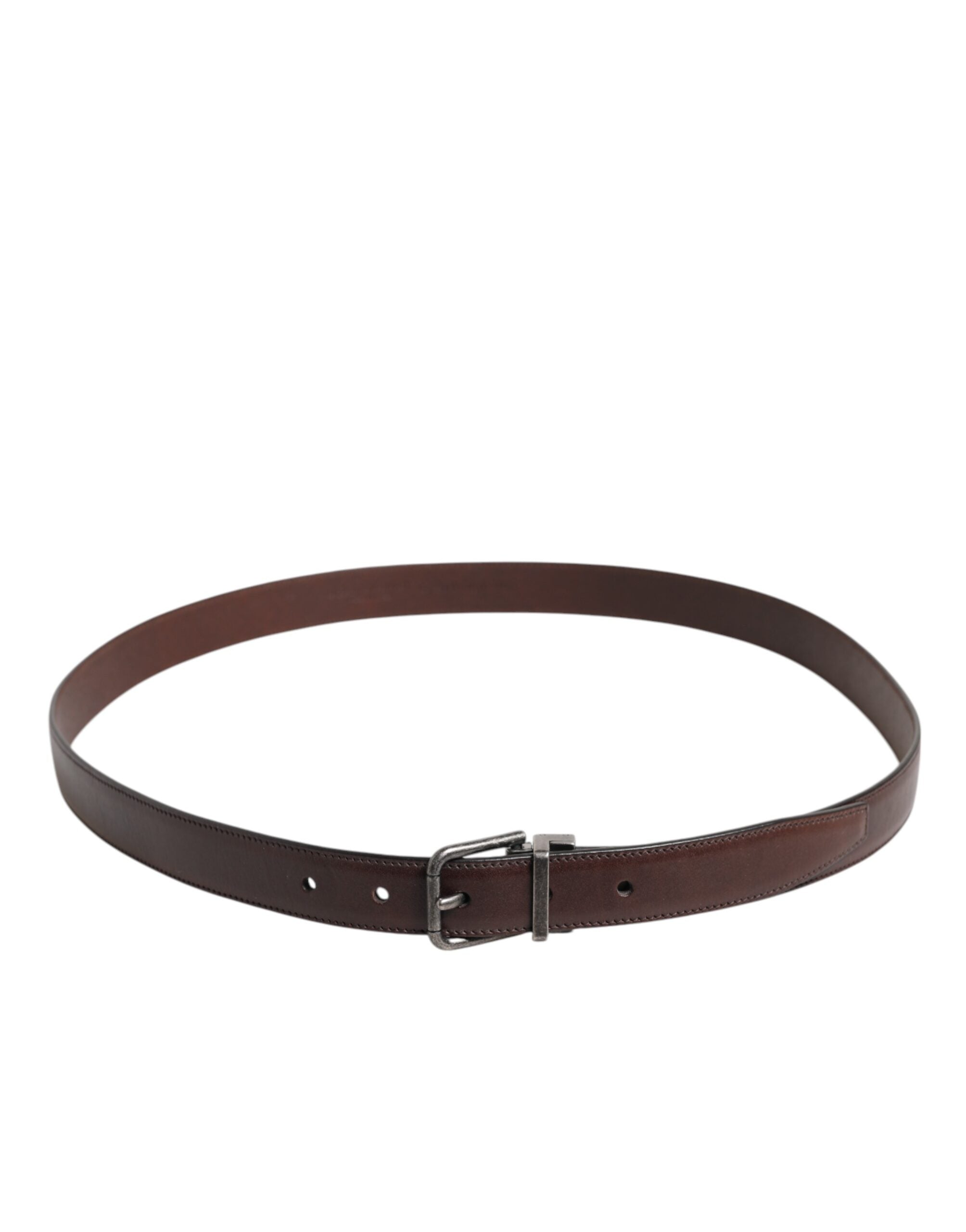 Dolce & Gabbana Brown Classic Calf Leather Metal Buckle Belt -   -  Dolce & Gabbana. Dolce & Gabbana Brown Classic Calf Leather Metal Buckle Belt -   -  Dolce & Gabbana.