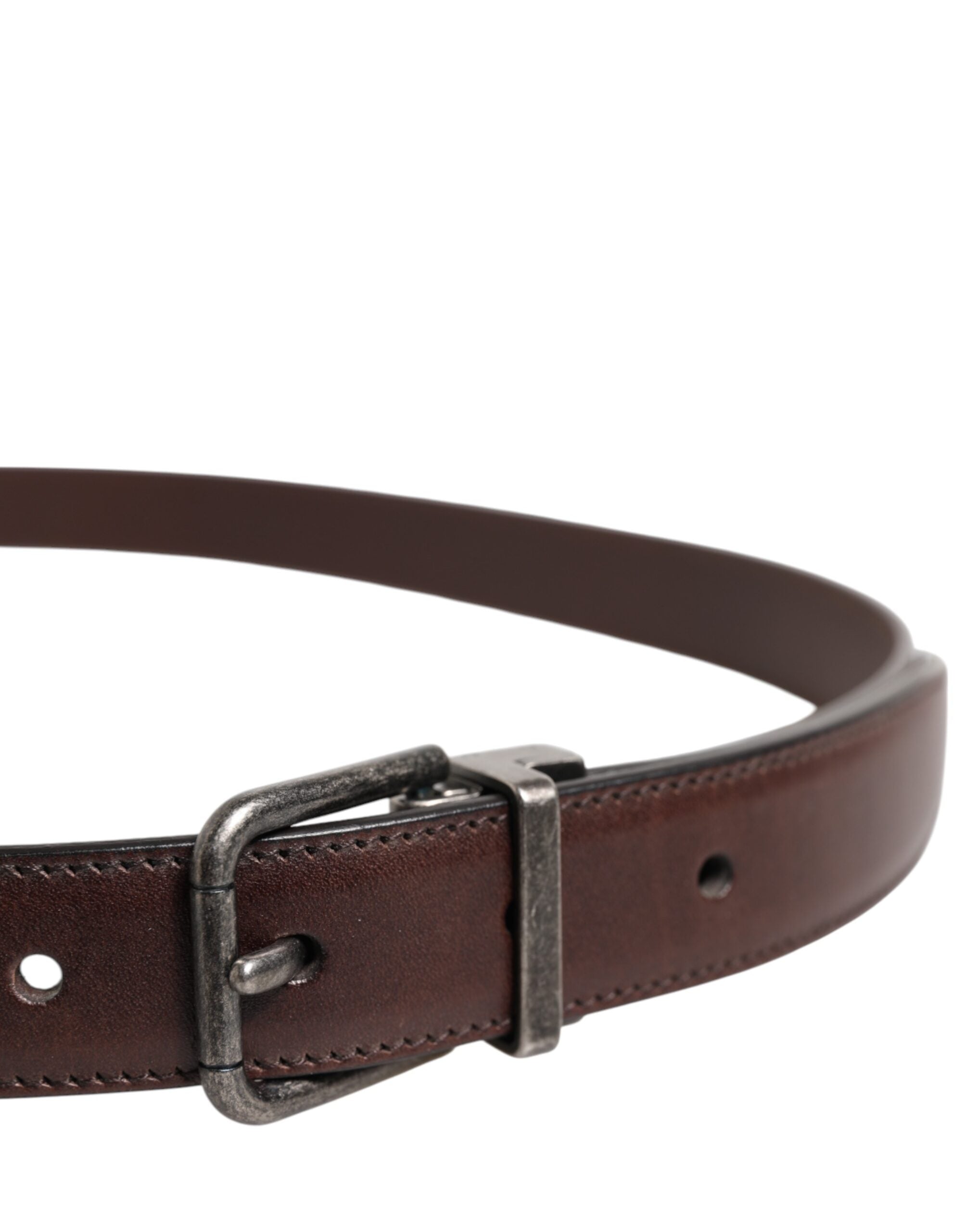 Dolce & Gabbana Brown Classic Calf Leather Metal Buckle Belt -   -  Dolce & Gabbana. Dolce & Gabbana Brown Classic Calf Leather Metal Buckle Belt -   -  Dolce & Gabbana.
