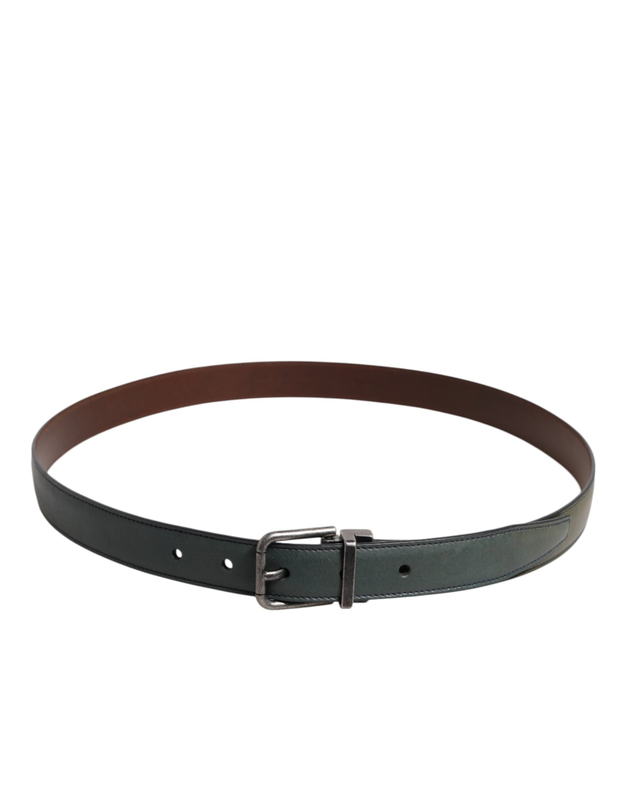 Dolce & Gabbana Green Classic Leather Metal Buckle Belt -   -  Dolce & Gabbana. Dolce & Gabbana Green Classic Leather Metal Buckle Belt -   -  Dolce & Gabbana.