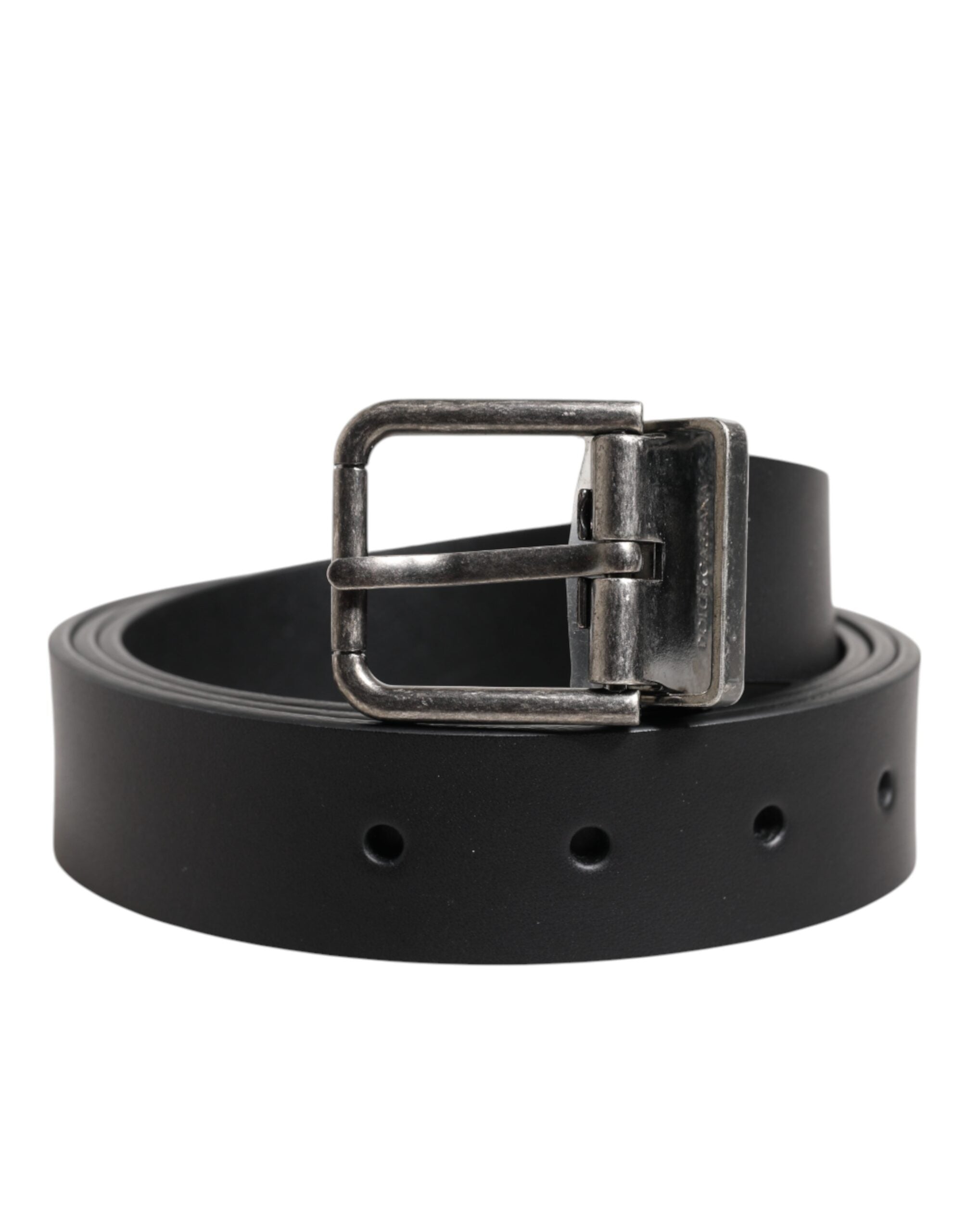 Dolce & Gabbana Black Classic Leather Metal Buckle Belt -   -  Dolce & Gabbana. Dolce & Gabbana Black Classic Leather Metal Buckle Belt -   -  Dolce & Gabbana.