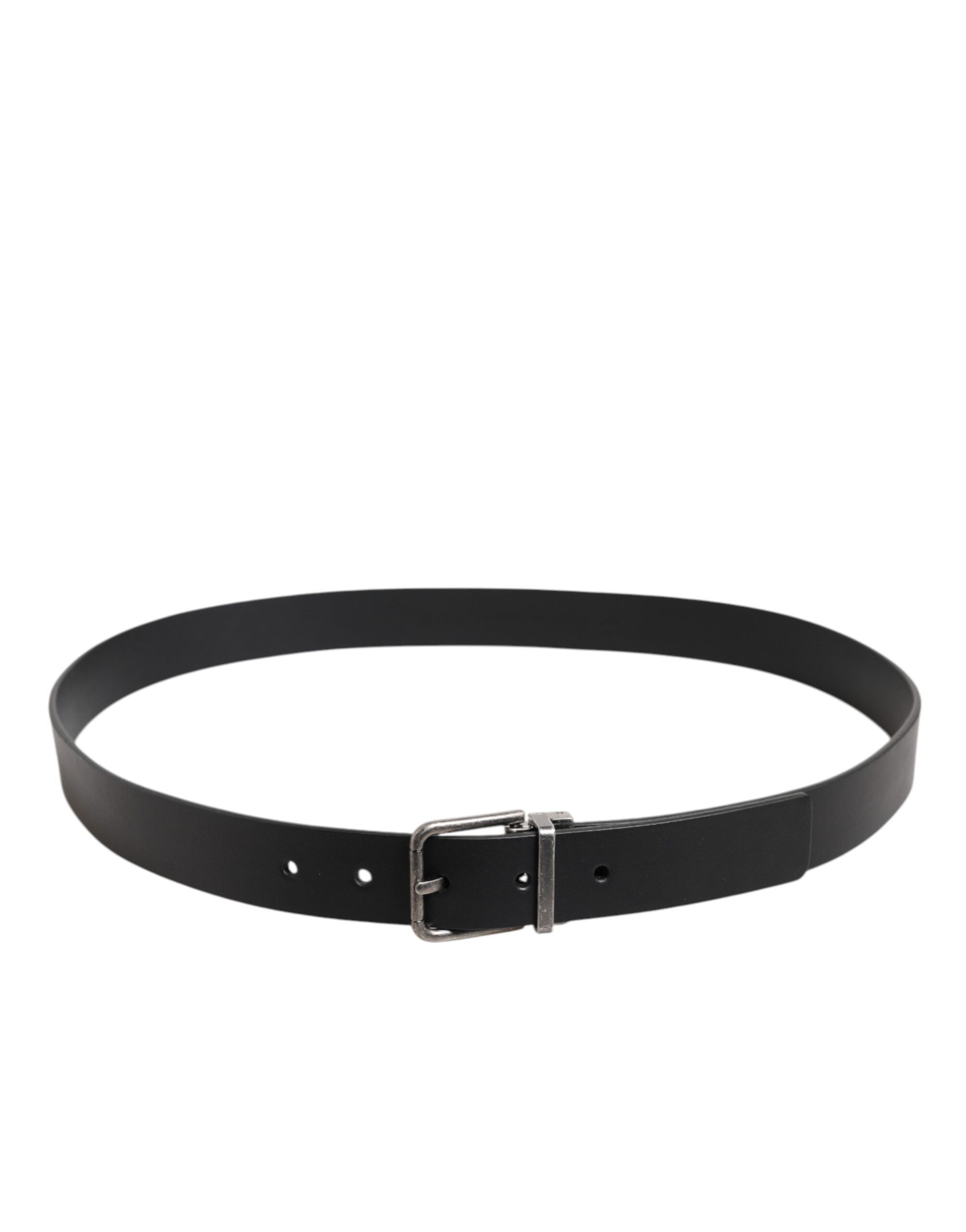 Dolce & Gabbana Black Classic Leather Metal Buckle Belt -   -  Dolce & Gabbana. Dolce & Gabbana Black Classic Leather Metal Buckle Belt -   -  Dolce & Gabbana.