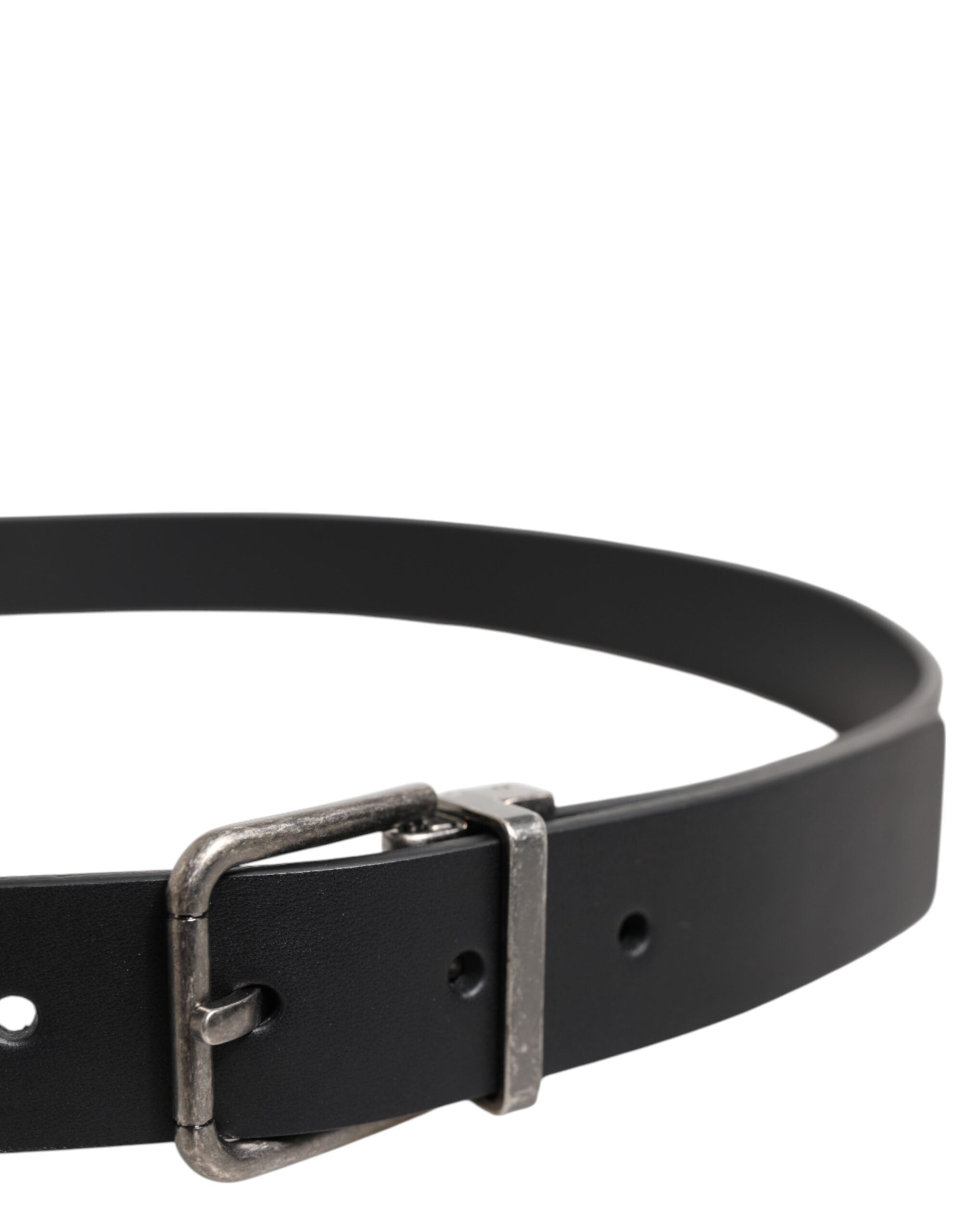 Dolce & Gabbana Black Classic Leather Metal Buckle Belt -   -  Dolce & Gabbana. Dolce & Gabbana Black Classic Leather Metal Buckle Belt -   -  Dolce & Gabbana.