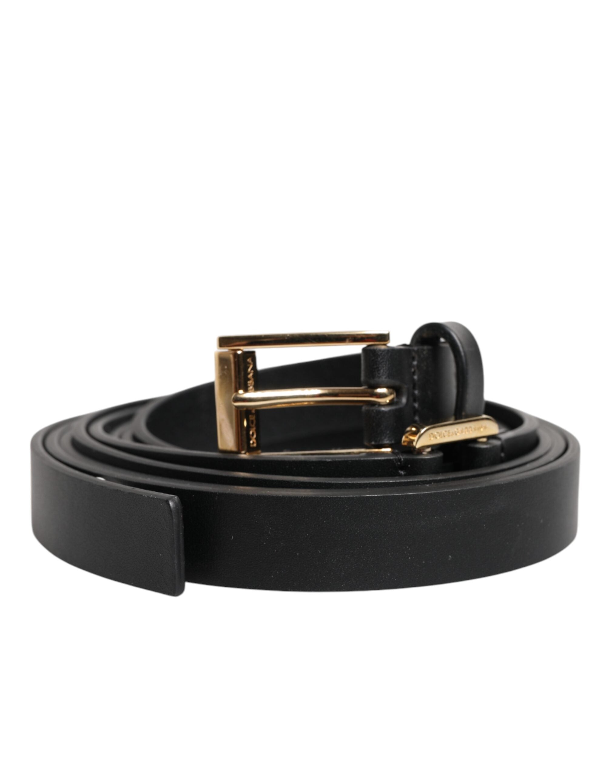 Dolce & Gabbana Black Double Strap Leather Gold Buckle Belt -   -  Dolce & Gabbana. Dolce & Gabbana Black Double Strap Leather Gold Buckle Belt -   -  Dolce & Gabbana.