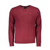 Napapijri Red Fabric Men Sweater -   -  Napapijri.