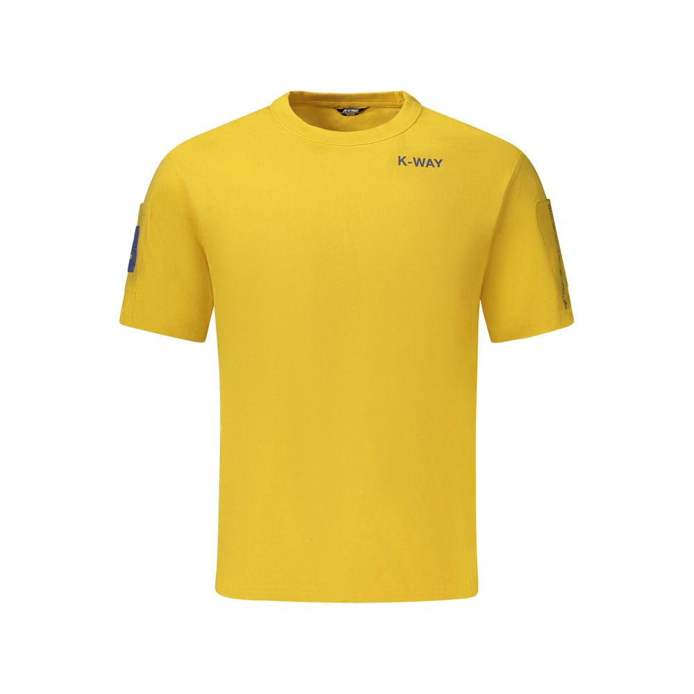 K-WAY Yellow Cotton Men T-Shirt -   -  K-WAY.