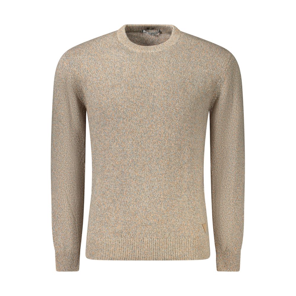 Guess Jeans Beige Cotton Men Sweater -   -  Guess Jeans.
