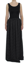 Dolce & Gabbana Black Gray Sheath Gown Full Length Dress -   -  Dolce & Gabbana.
