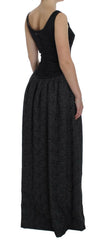 Dolce & Gabbana Black Gray Sheath Gown Full Length Dress -   -  Dolce & Gabbana.