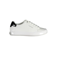 Calvin Klein White Leather Women Sneaker -   -  Calvin Klein.