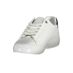 Calvin Klein White Leather Women Sneaker -   -  Calvin Klein.