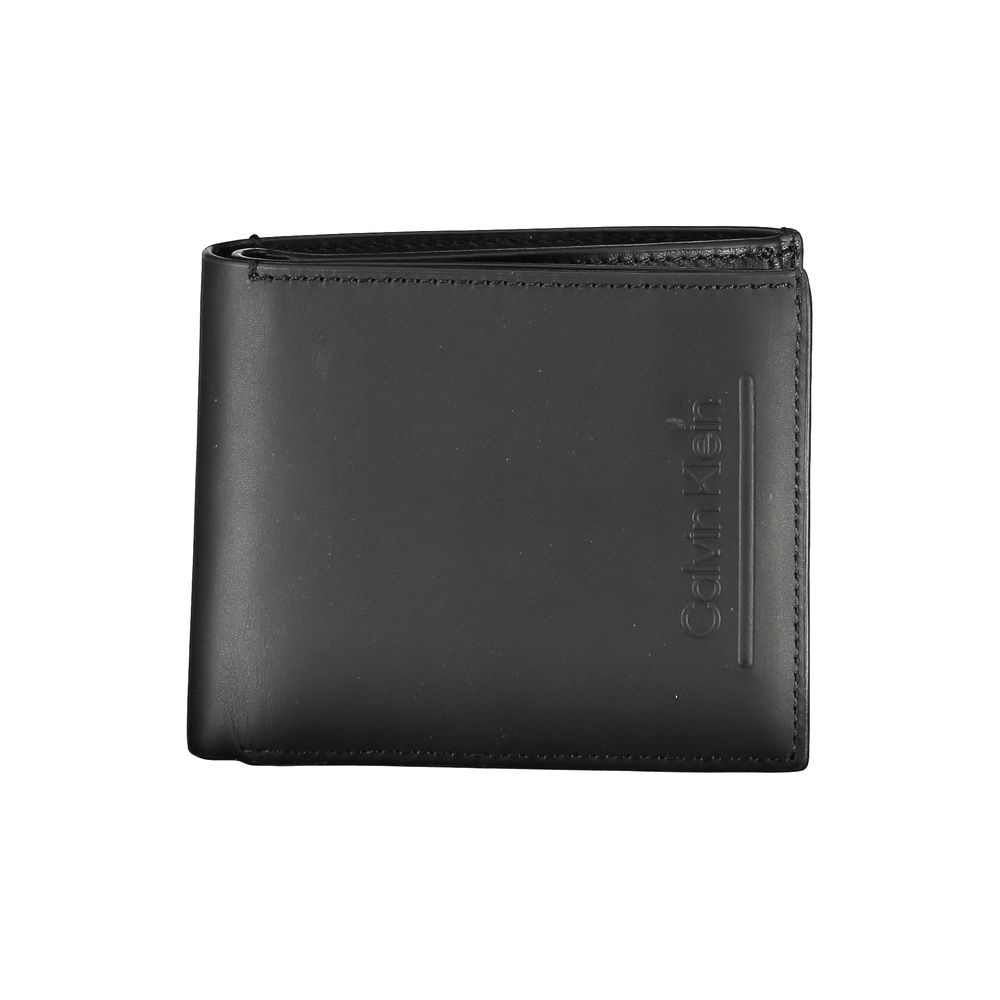 Calvin Klein Black Leather RFID Wallet with Coin Purse -  Wallets for Men -  Calvin Klein.