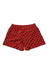 Dolce & Gabbana Red Silk Polka Dot Boxer Shorts Underwear -   -  Dolce & Gabbana.