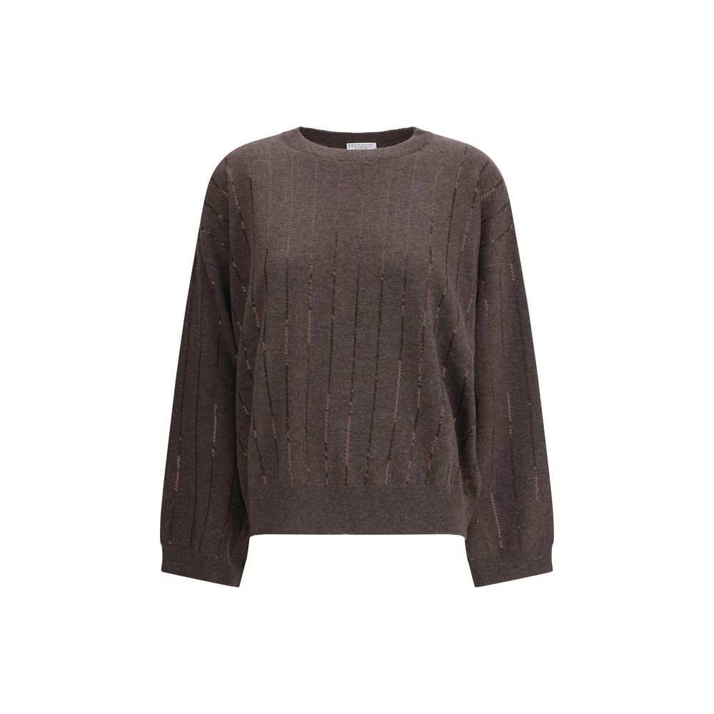 Brunello Cucinelli Sweater with sequins -   -  Brunello Cucinelli.