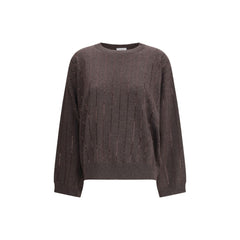 Brunello Cucinelli Sweater with sequins -   -  Brunello Cucinelli.