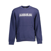 Napapijri Blue Cotton Men Sweater -   -  Napapijri.