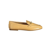 Ralph Lauren Beige Leather Flat Shoe -   -  Ralph Lauren.