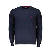 Harmont & Blaine Crew Neck Embroidered Blue Sweater -   -  Harmont & Blaine.