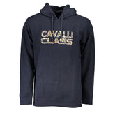 Cavalli Class Blue Cotton Men Sweater -   -  Cavalli Class.