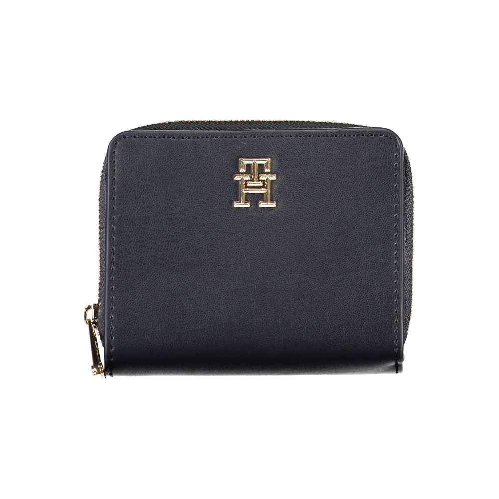 Tommy Hilfiger Sleek Blue Polyethylene Wallet -   -  Tommy Hilfiger.