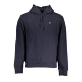 Napapijri Chic Blue Hooded Cotton Sweater for Men -   -  Napapijri.