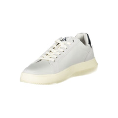 Calvin Klein Brown Leather Men Sneaker -   -  Calvin Klein.