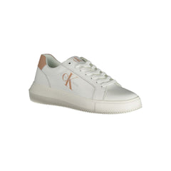 Calvin Klein White Leather Women Sneaker -   -  Calvin Klein.