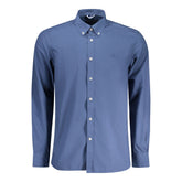 North Sails Blue Cotton Men Shirt -   -  North Sails.