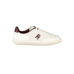Tommy Hilfiger Beige Leather Women Sneaker -   -  Tommy Hilfiger.