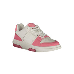 Tommy Hilfiger Pink Leather Women Sneaker -   -  Tommy Hilfiger.