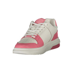 Tommy Hilfiger Pink Leather Women Sneaker -   -  Tommy Hilfiger.