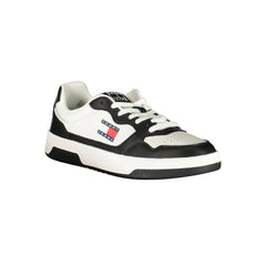 Tommy Hilfiger Black Leather Men Sneaker -   -  Tommy Hilfiger.