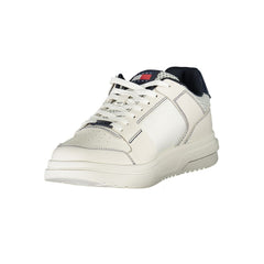Tommy Hilfiger Blue Leather Men Sneaker -   -  Tommy Hilfiger.
