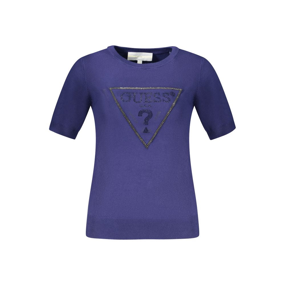 Guess Jeans Blue Viscose Women Sweater -   -  Guess Jeans.