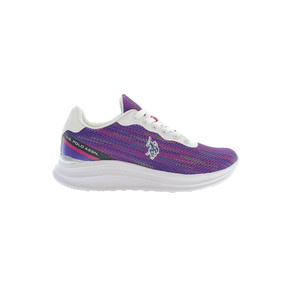 U.S. POLO ASSN. Purple Polyester Women Sneaker -   -  U.S. POLO ASSN..