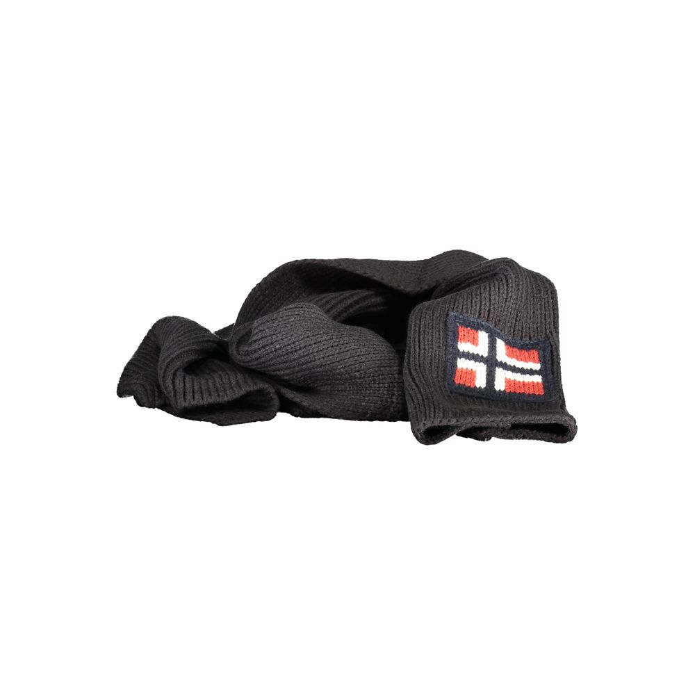 Norway 1963 Black Marabou Men Scarf -   -  Norway 1963.