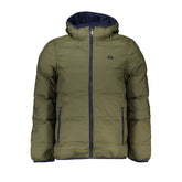 La Martina Elegant Green Hooded Jacket with Contrast Details -   -  La Martina.