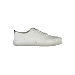 Calvin Klein White Cotton Men Sneaker -   -  Calvin Klein.