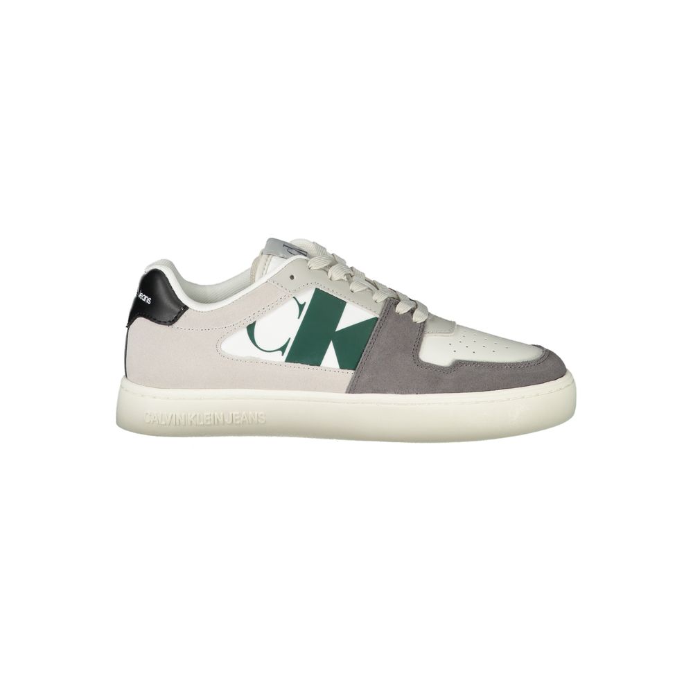 Calvin Klein White Polyester Men Sneaker -   -  Calvin Klein.