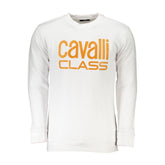 Cavalli Class White Cotton Sweater -   -  Cavalli Class.
