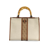 Guess Jeans Beige Cotton Handbag -   -  Guess Jeans.