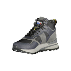 Blauer Blue Leather Men Sneaker -   -  Blauer.