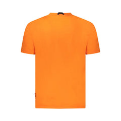 Napapijri Orange Cotton Men T-Shirt -   -  Napapijri.