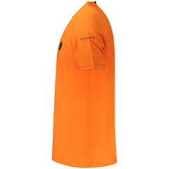 Napapijri Orange Cotton Men T-Shirt -   -  Napapijri.