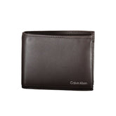 Calvin Klein Brown Leather Men Wallet -  Leather Wallet for Men -  Calvin Klein.