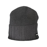 Calvin Klein Elegant Contrast Detail Gray Hat -   -  Calvin Klein.