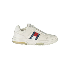 Tommy Hilfiger White Leather Women Sneaker -   -  Tommy Hilfiger.