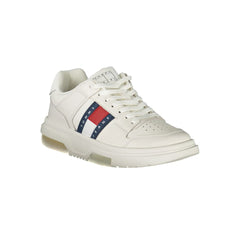 Tommy Hilfiger White Leather Women Sneaker -   -  Tommy Hilfiger.