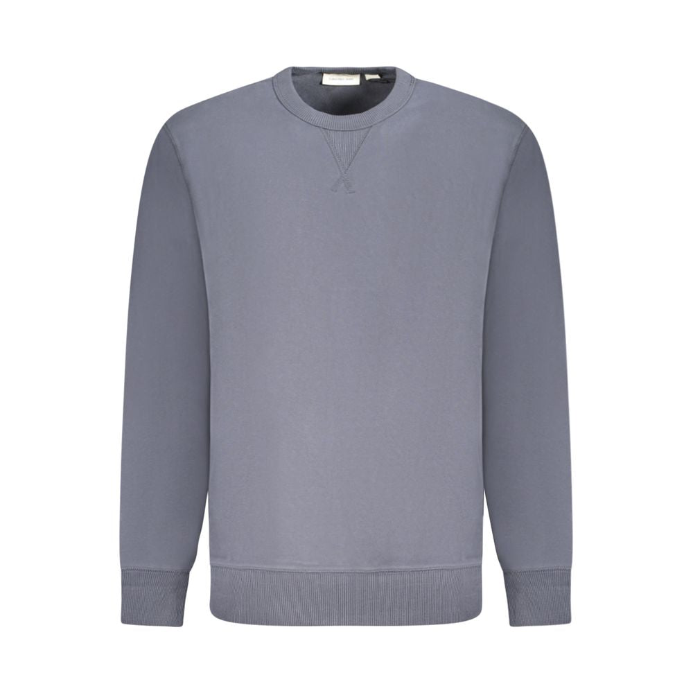 Calvin Klein Blue Cotton Men Sweater -   -  Calvin Klein.