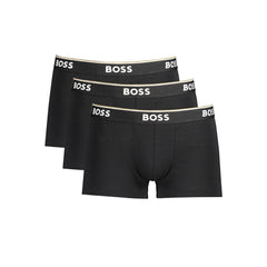 Hugo Boss Black Cotton Men Boxer Underwear Pack - - Hugo Boss.